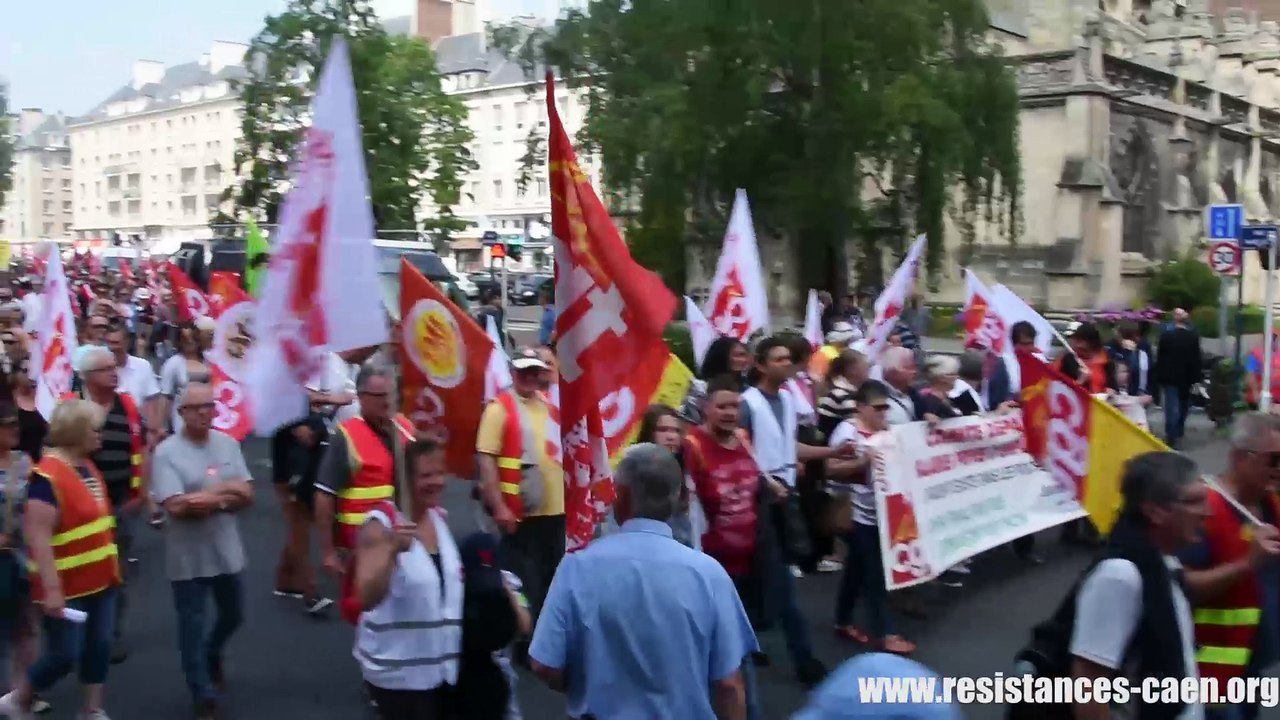 Marée populaire Caen  26 mai 2018