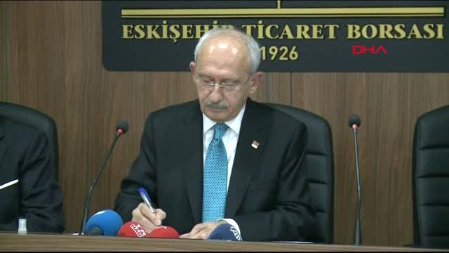 Eskişehir CHP Lideri Kılıçdaroğlu Ticaret Borsası'nda Konuştu 1