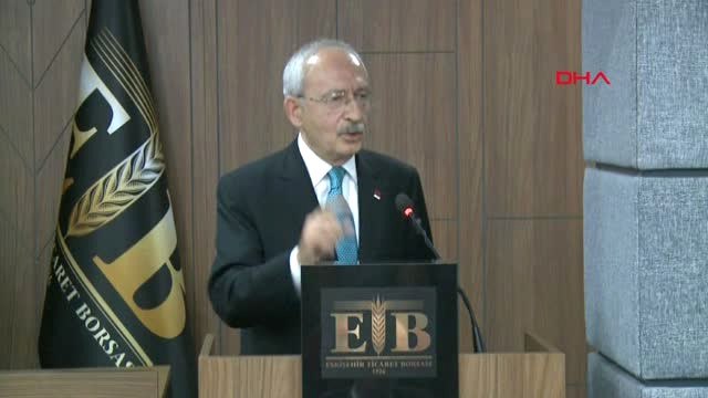 Eskişehir CHP Lideri Kılıçdaroğlu Ticaret Borsası'nda Konuştu 3