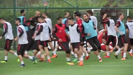 A Milli Futbol Takımı, hazırlıklarını sürdürdü - İSTANBUL