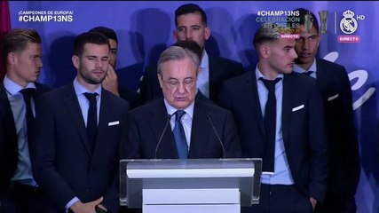 Florentino Pérez: "Nada motiva más a quienes visten esta camiseta que superar su palmarés"