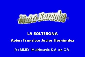 La Solterona - Tigrillos (Karaoke)