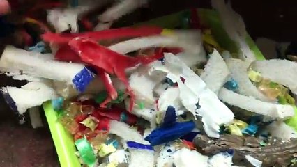 SHREDDING POOP AND OTHER TOYS IN SHREDDER COMPILATION | shredding stuff