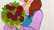 Coloring Pages Disney Princess Belle and Ariel l Drawing Pages To Color For Kids l Rainbow Colors