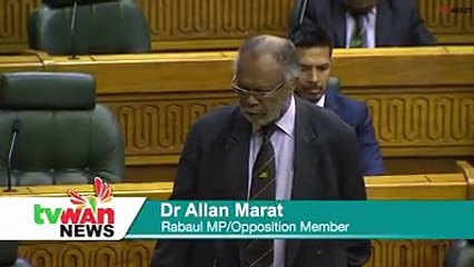 Member for Rabaul Open and Opposition strong man Dr Allan Marat enquired into the work of the Health Department and the parliamentary committees in relation to