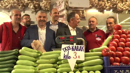 Bakan Özhaseki'den Esnaf Ziyareti