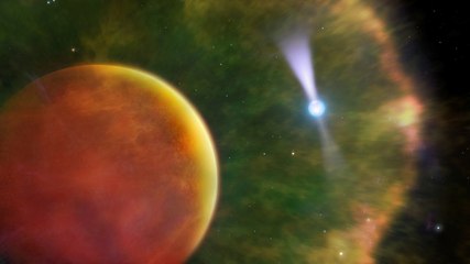 Astrónomos observan con un detalle sin precedentes un PÚLSAR que está destruyendo una estrella