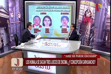 García Toma sobre juez Carhuancho: “Se ha dejado cegar por la notoriedad de la cámara”