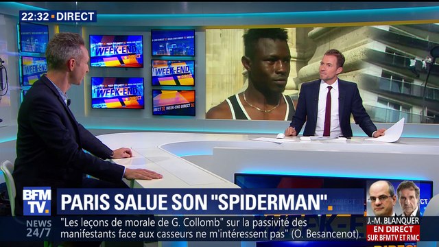 Enfant sauvé d'une chute: Mamoudou Gassama n'a pas hésité à escalader une façade