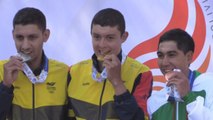 Vendedor de bicicletas gana bronce en una contrarreloj dominada por Colombia