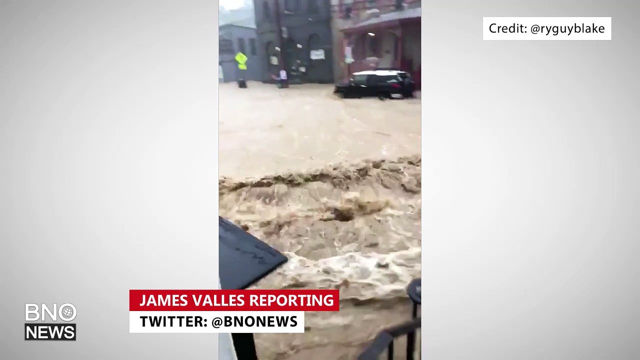 Ellicott City in Maryland Hit by Severe Flash Flooding