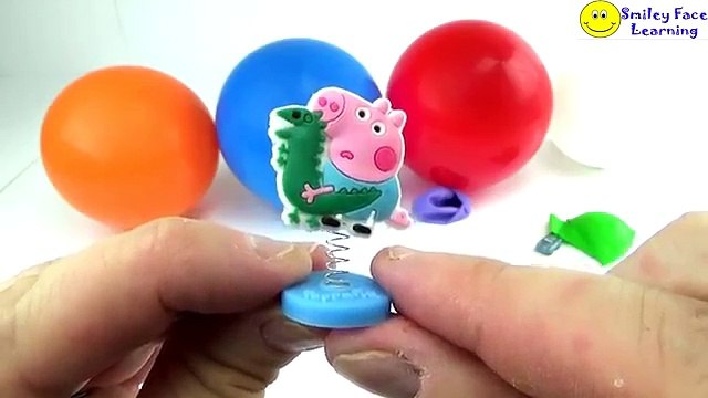 Learn Colors With Balloons Pop Peppa Pig Paw Patrol My Little Pony Cars Surprise Toys Video