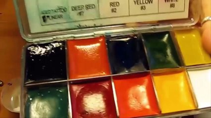 Cách in và vẽ hình xăm  tạm  thời - vẽ Henna Tattoo 2