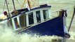 Incredible video - fishing boats in rough sea