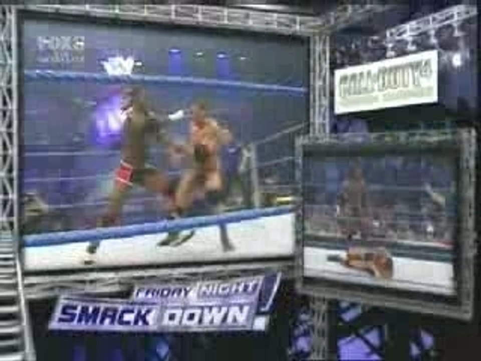 Smackdown 7 12 07 Batista vs Elijah Burke