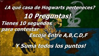 A que casa de HOGWARTS Perteneces? TEST