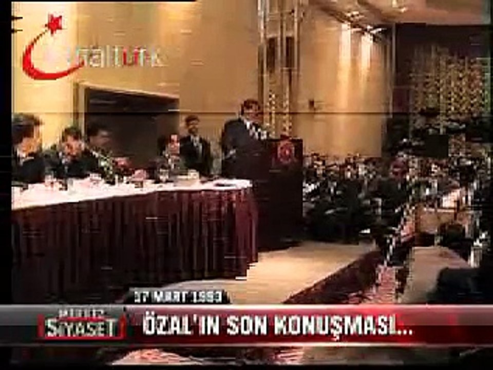 İŞTE TURGUT ÖZAL IN VASİYET GİBİ SON KONUŞMASI