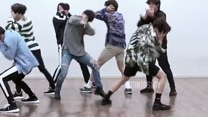 Things You Didn't Notice in BTS Fake Love Dance Practice (probably)