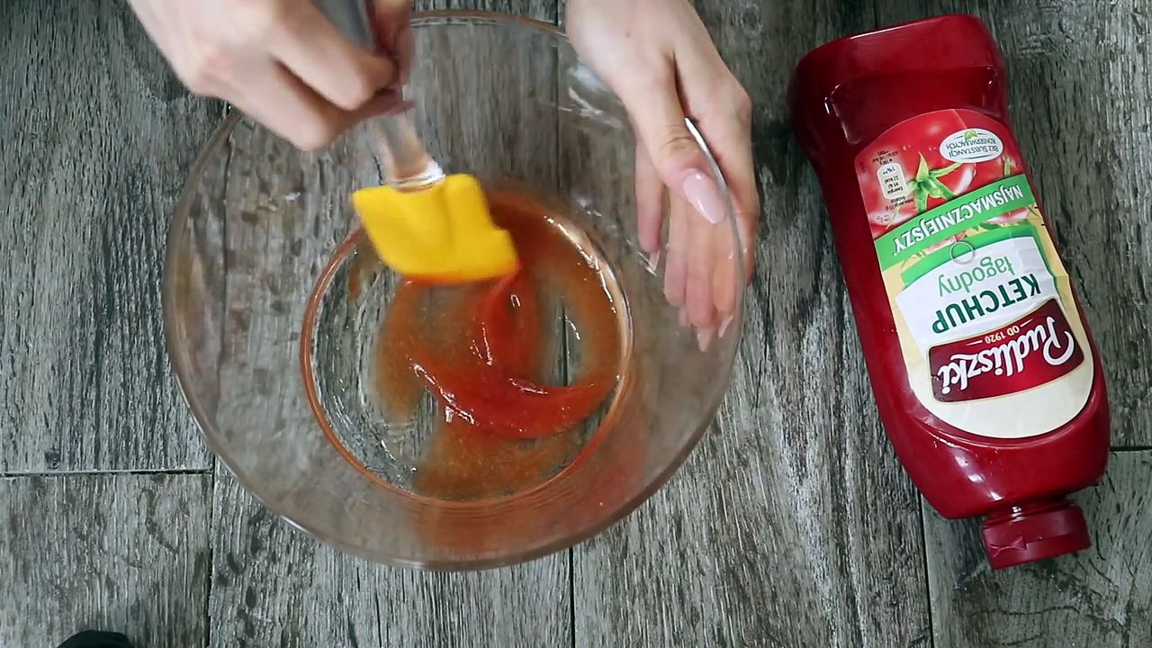 robię SLIME z KETCHUPEM  slime + ketchup = ? // slimemania - slime z jedzeniem