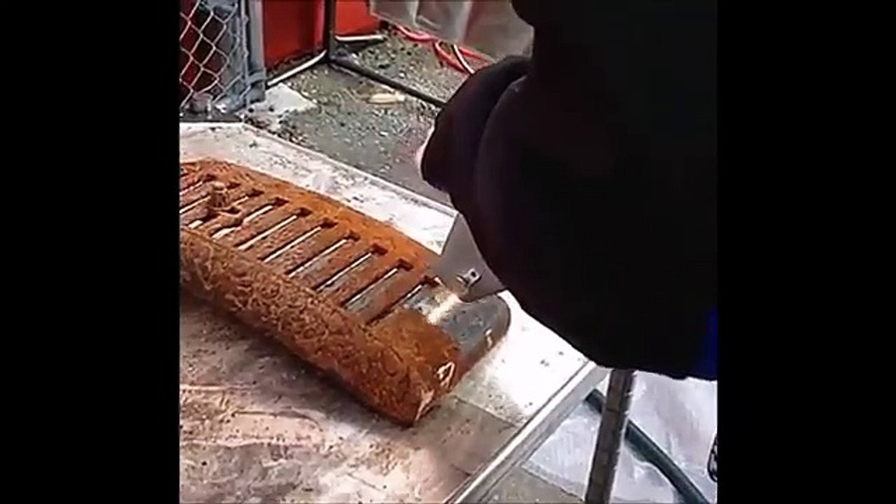 Oddly Satisfying Laser Rust Removal Compilation 1