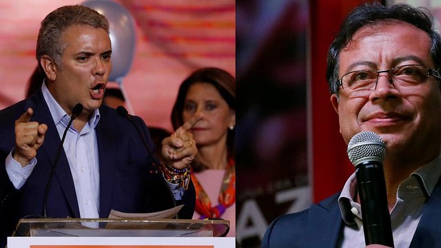 Duque y Petro se disputarán la presidencia de Colombia en la segunda vuelta