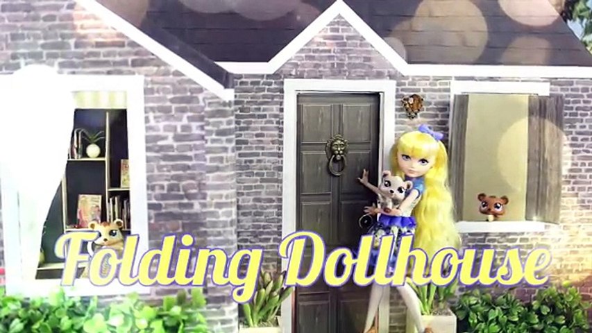 DIY - How to Make: Folding Dollhouse - Handmade - Doll - Crafts