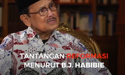 Kepada Aiman, Ini Kata B.J. Habibie Soal Reformasi
