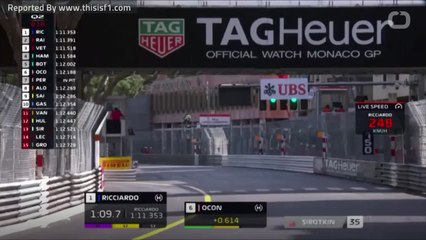 Daniel Ricciardo Wins Monaco Pole