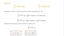 Solución de par de integrales exponencial y seno y coseno - Cálculo integral