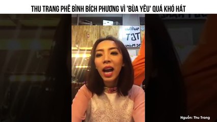 Vợ chồng Thu Trang, Tiến Luật cover "Bùa yêu" cực hài kèm theo lời phê bình lầy lội đến Bích Phương