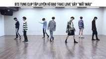 BTS tung clip tập luyện vũ đạo 'Fake Love', Jungkook không ngừng khoe 6 múi trong phòng tập khiến fan ngây ngất