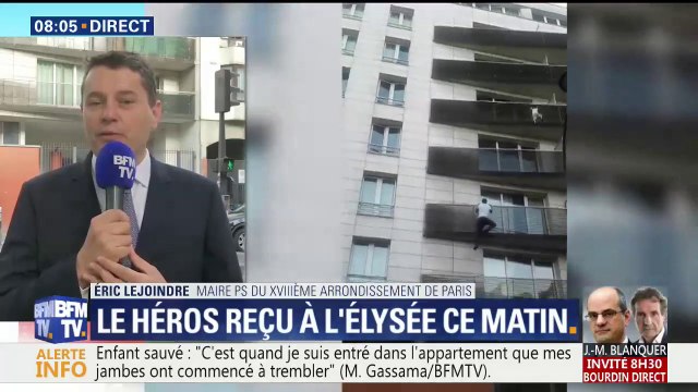 “Il a fait la preuve de son utilité pour la France”: le maire du 18e arrondissement espère la régularisation de Mamoudou Gassama