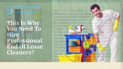 This Is Why You Need To Hire Professional End Of Lease Cleaners