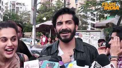 Bhavesh Joshi Custom Made BIKE Riding with Taapsee Pannu In PUBLIC  Harshvardhan Kapoor