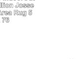 Orian Rugs IndoorOutdoor Medallion Josselin Black Area Rug 52 x 76