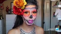 Sugar Skull Makeup Halloween Tutorial!