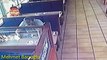 Shocking CCTV video shows moment customer slaps waitress on backside
