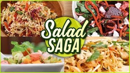 Salad Recipes for Weightloss - 5 BEST Salad Recipes - Vegetable & Fruit Salads by Ruchi