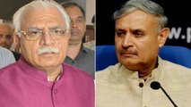 Manohar Lal Khattar पर बरसे Modi के Minister Rao Inderjit Singh, सरेआम CM को सुनाया |वनइंडिया हिन्दी