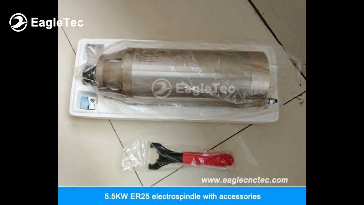 Stone Working Electric Spindle 5.5kw 24000RPM with Best Waterproof Performance