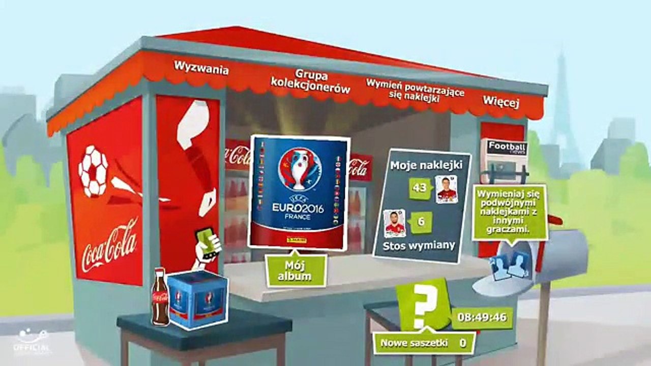 PANINI UEFA EURO 2016 VIRTUAL STICKER ALBUM #4 WKLEJANIA CIĄG DALSZY :)