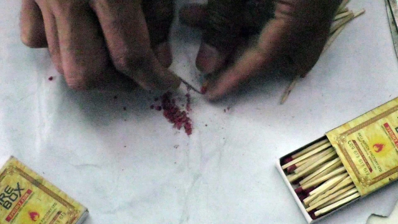 How to home made Mini Rocket firecracker match রকেট বোমা তৌরি
