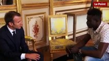 Mamoudou Gassama rencontre Emmanuel Macron