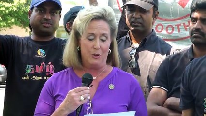 தூத்துக்குடி துப்பாக்கிச் சூட்டைக் கண்டித்து அமெரிக்காவில் ஆர்ப்பாட்டம்-வீடியோ