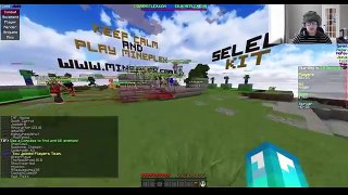 Hacking On Mineplex | Lucid Hacked Client /w Facecam | Bouncy Bouncy