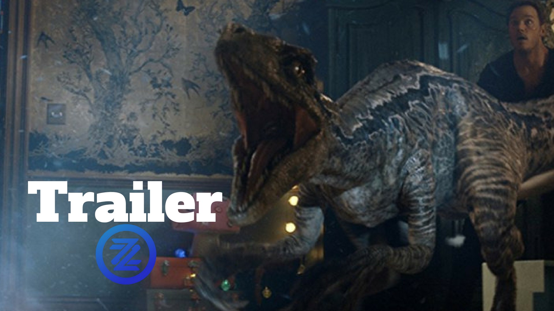 Jurassic World Fallen Kingdom Trailer Indoraptor Vs Blue Fight 18 Action Movie Starring Chris Pratt Video Dailymotion