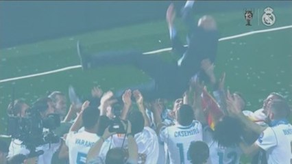 El Bernabéu, colofón de la fiesta del Real Madrid con Cristiano en los focos