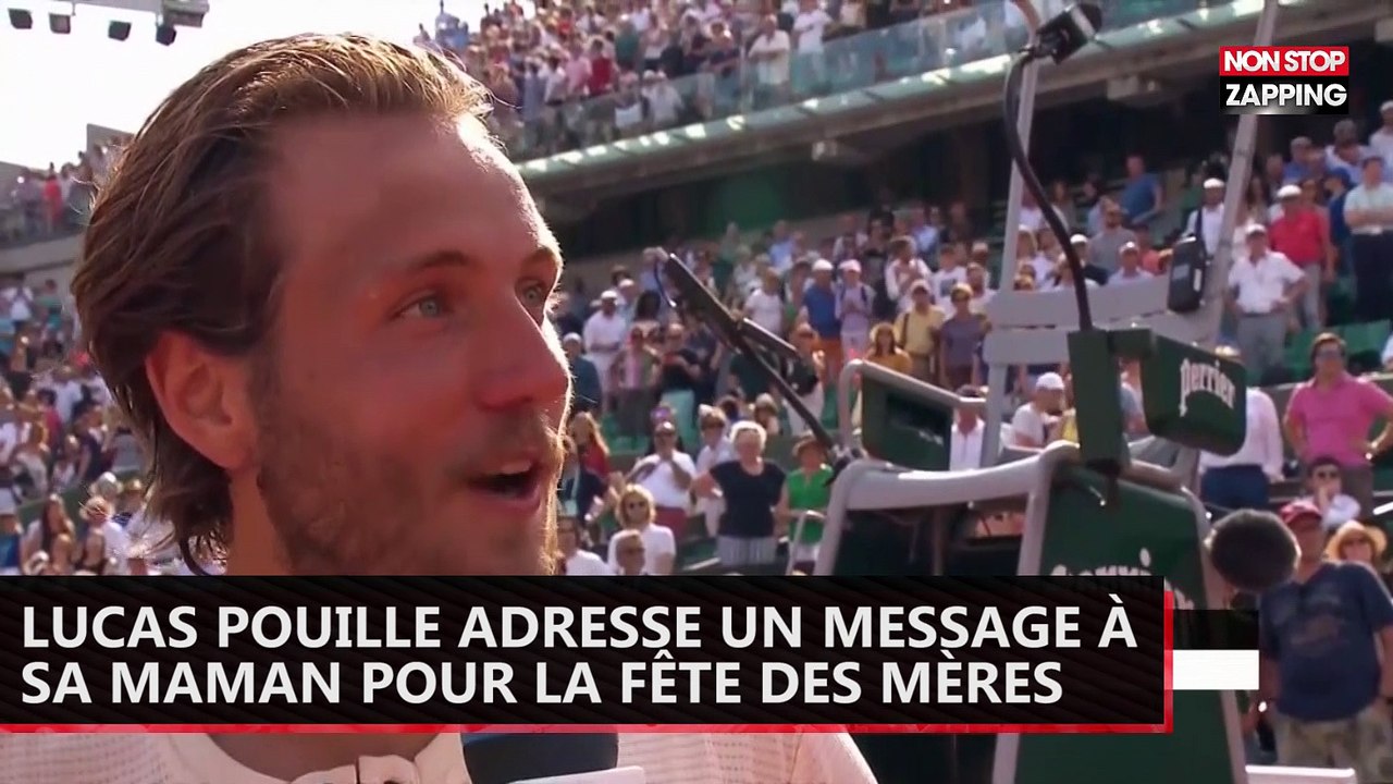 Lucas Pouille adresse un message à sa maman pour la fête des mères (Vidéo)