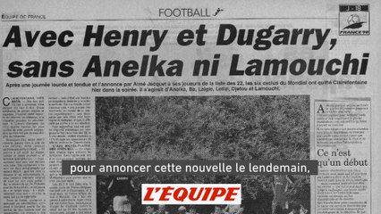 «Mon souvenir de France 98 ? Les bannis de Clairefontaine» - Foot - Bernard Lions
