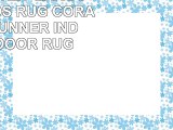 AREA RUGS  KEY LARGO PALM FRONDS RUG  CORAL  23 x 90 RUNNER  INDOOR OUTDOOR RUG